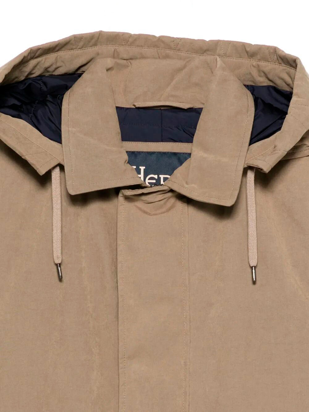 Herno Men Padded Long Parka With Hood HERNO