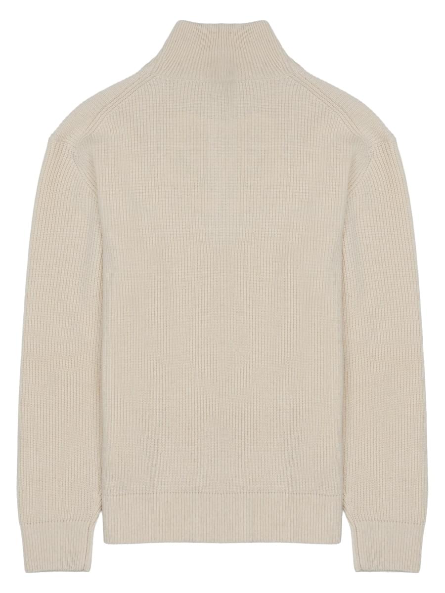 Jw Anderson Men Maglia In Lana E Cotone Con Zip J.W. ANDERSON