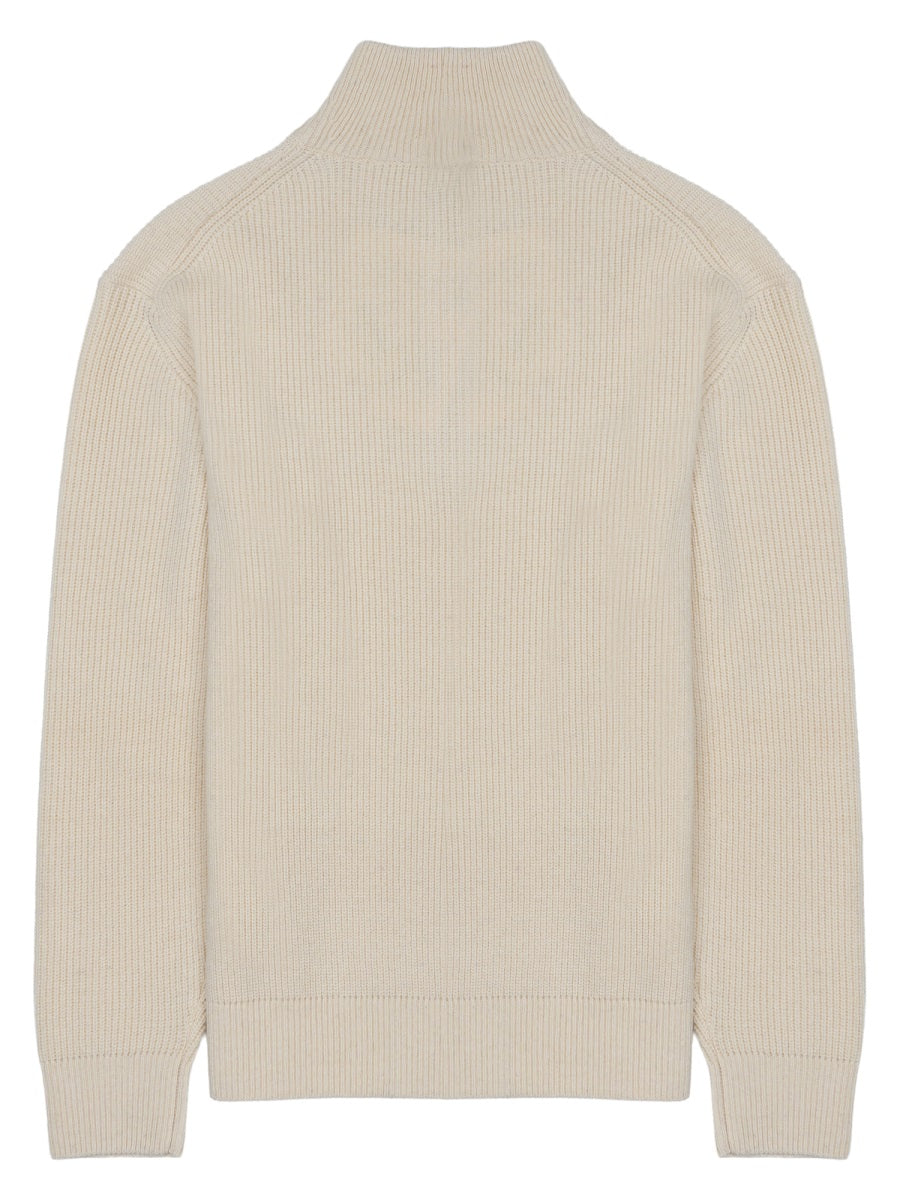 Jw Anderson Men Maglia In Lana E Cotone Con Zip J.W. ANDERSON