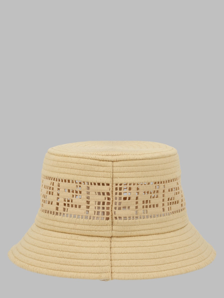 Fendi Women Cappello Bucket In Rafia FENDI