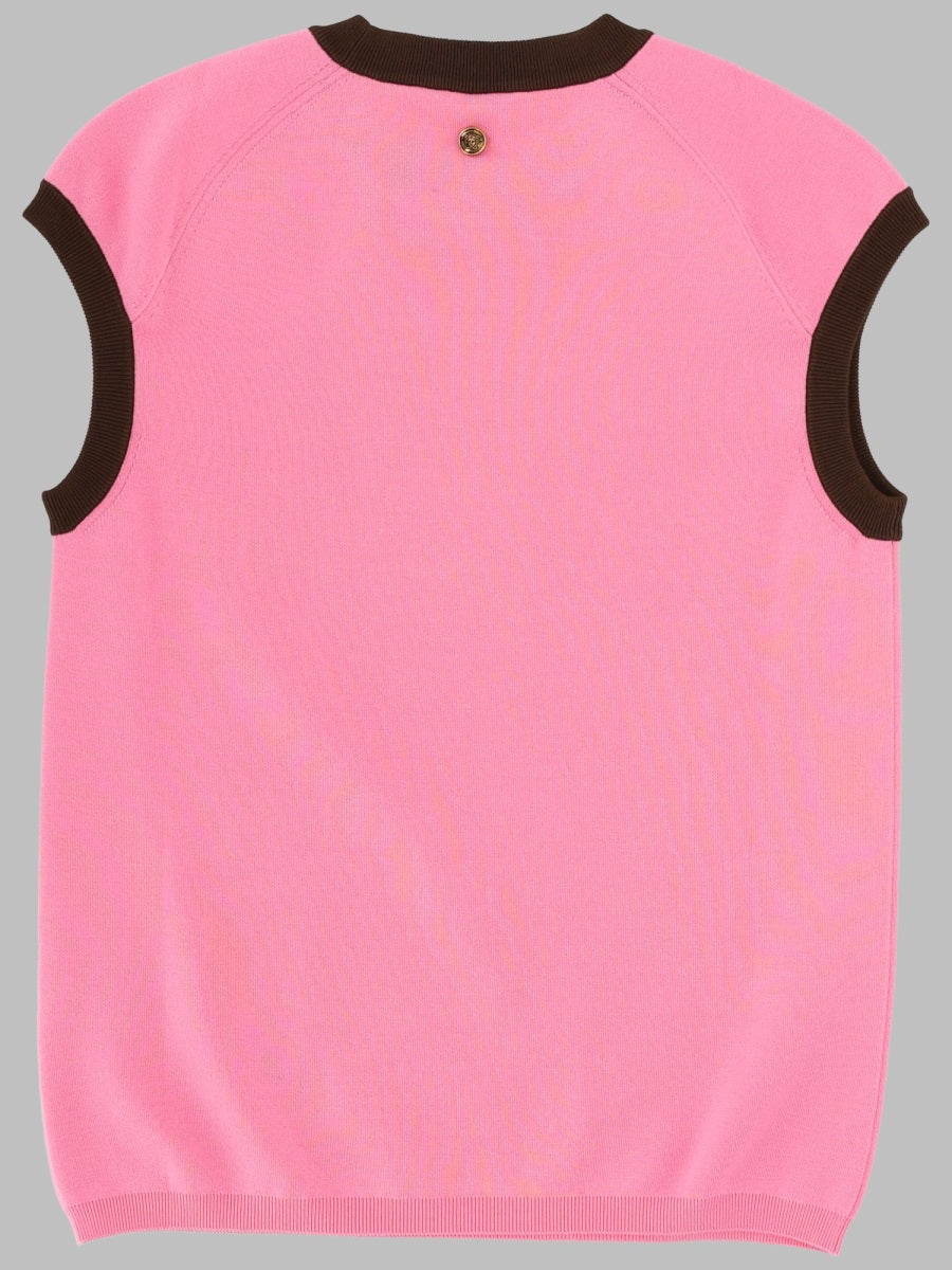 Versace Men Top In Maglia Di Cotone VERSACE