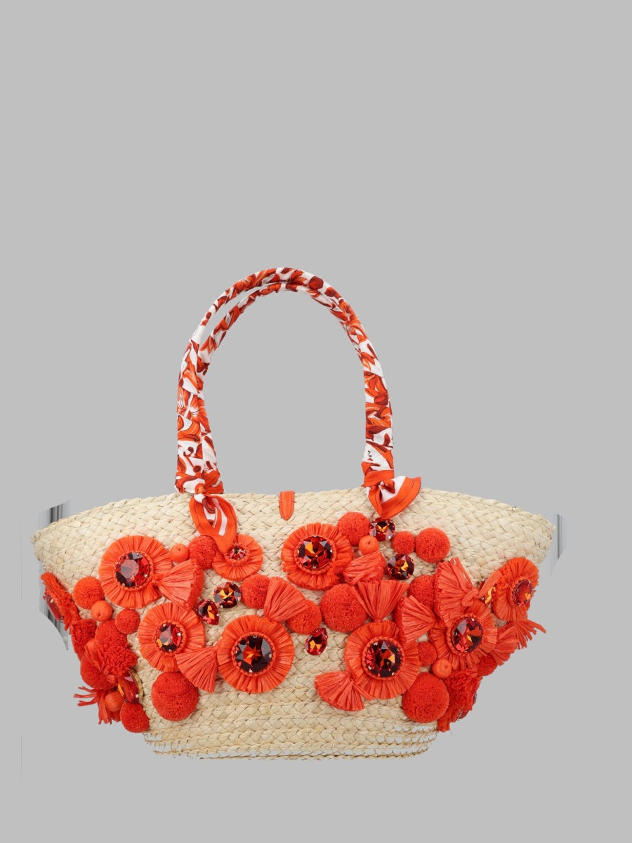 Dolce & Gabbana Women Coffa "Capri" Con Ricamo DOLCE & GABBANA