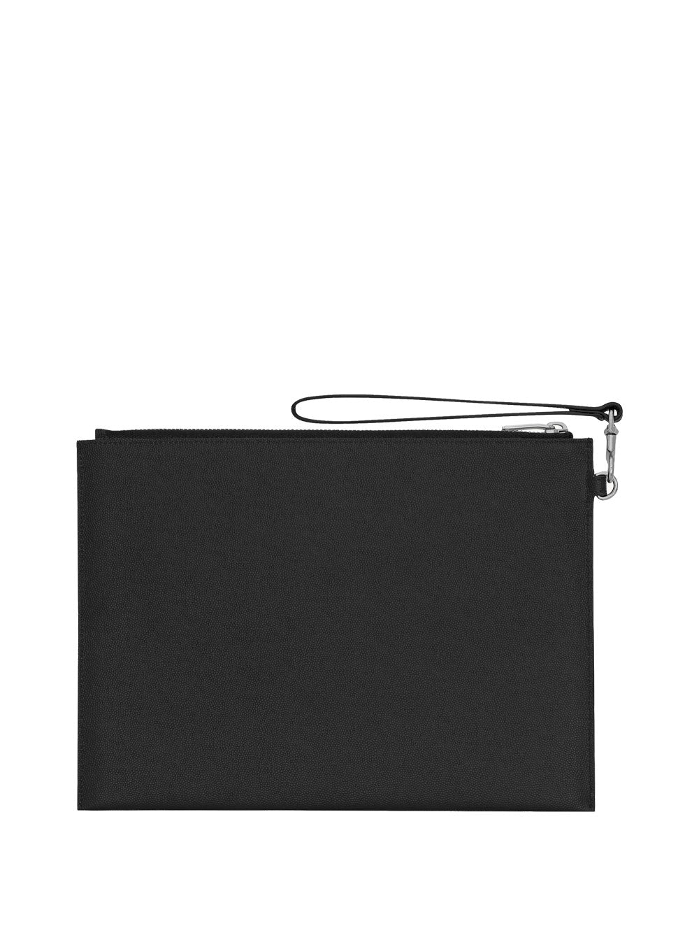 Saint Laurent Men Zipped Tablet Holder In Grain De Poudre-Leather SAINT LAURENT