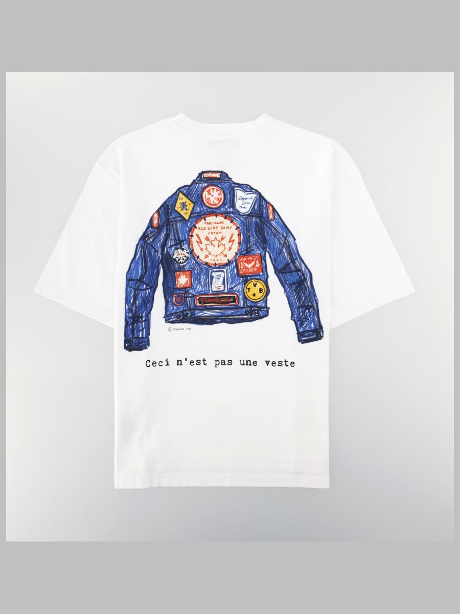 Dsquared Men T-Shirt Con Stampa DSQUARED2