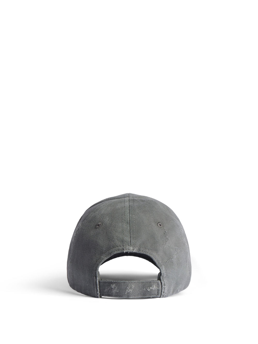 Balenciaga Men Tilted Typo Cap In Cotton Drill BALENCIAGA