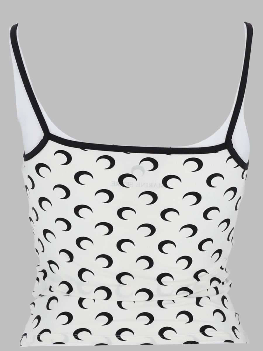 Marine Serre Women Top "Moon" In Jersey MARINE SERRE