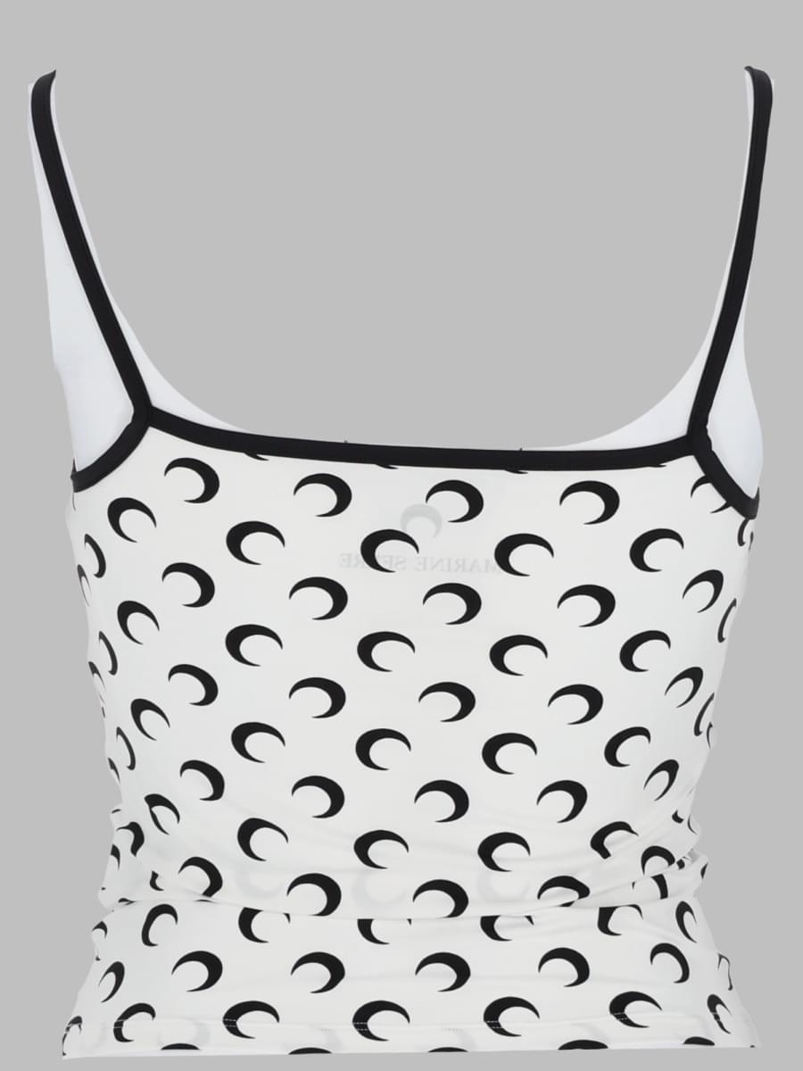 Marine Serre Women Top "Moon" In Jersey MARINE SERRE