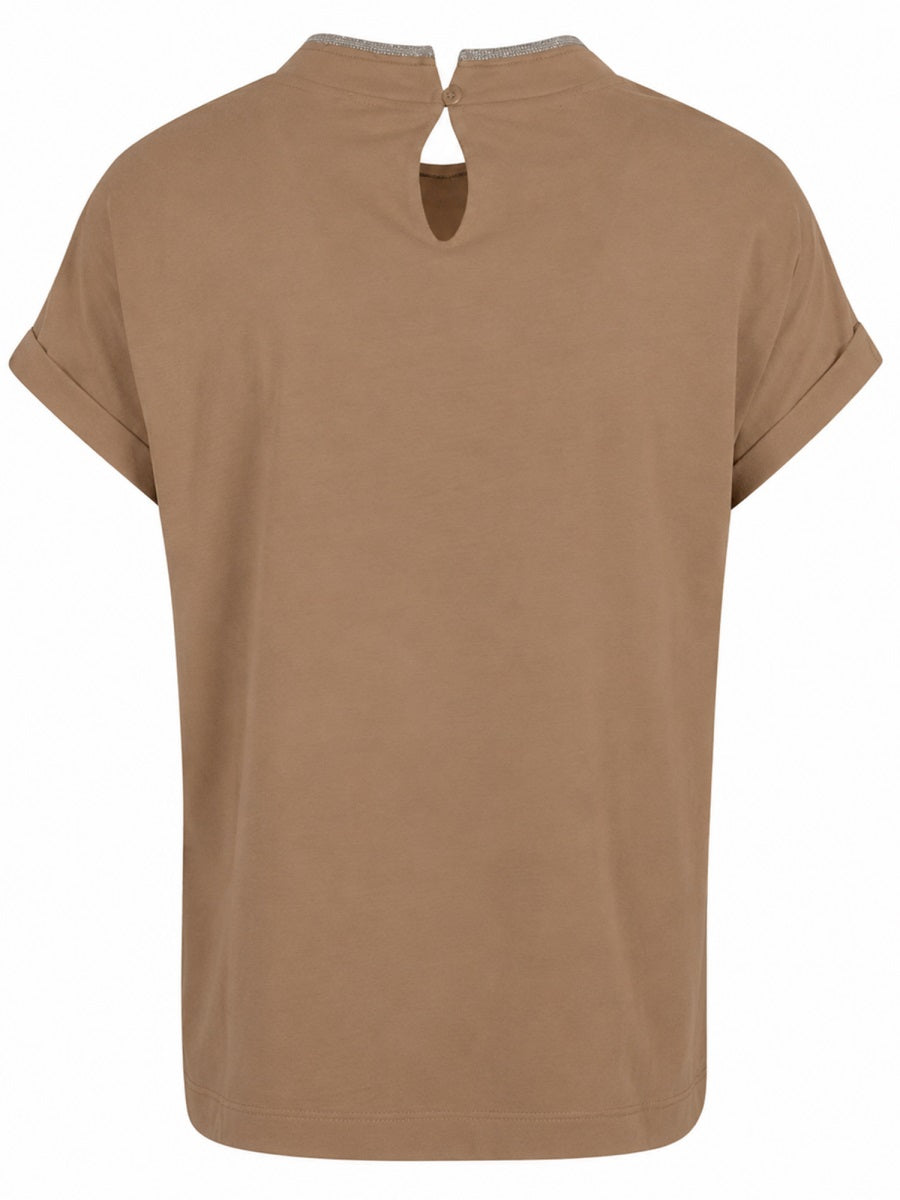 Brunello Cucinelli Women T-Shirt In Jersey Di Cotone BRUNELLO CUCINELLI