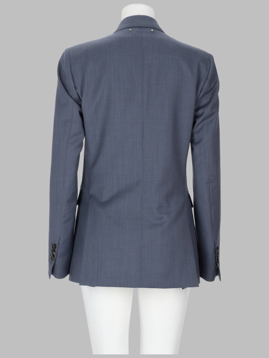 Golden Goose Women Baby Blue Double Breasted Blazer GOLDEN GOOSE