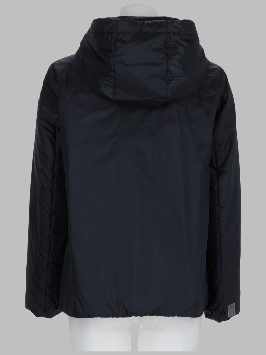 S Max Mara Women Giacca Imbottita Con Cappuccio In Tela Antigoccia S MAX MARA