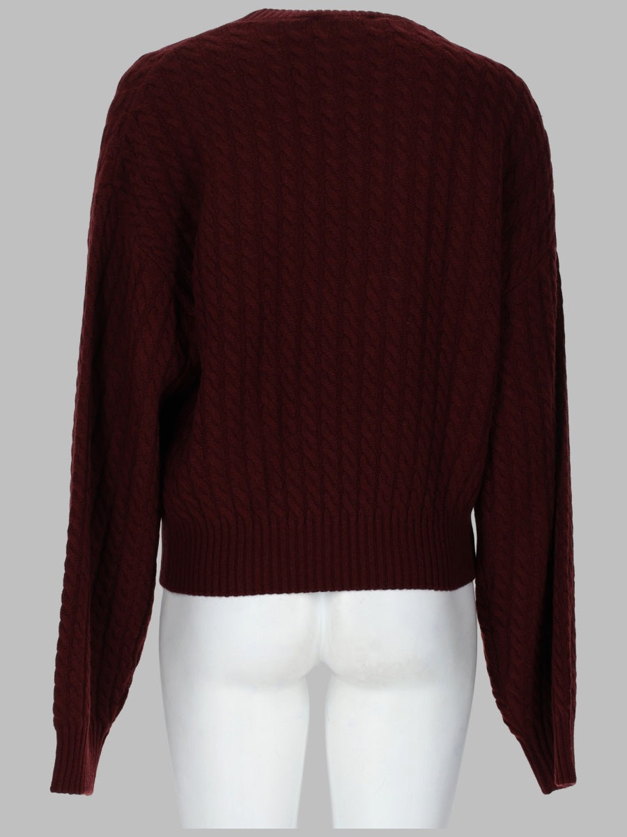 Rotate Women Maglia A Trecce In Lana E Cashmere ROTATE