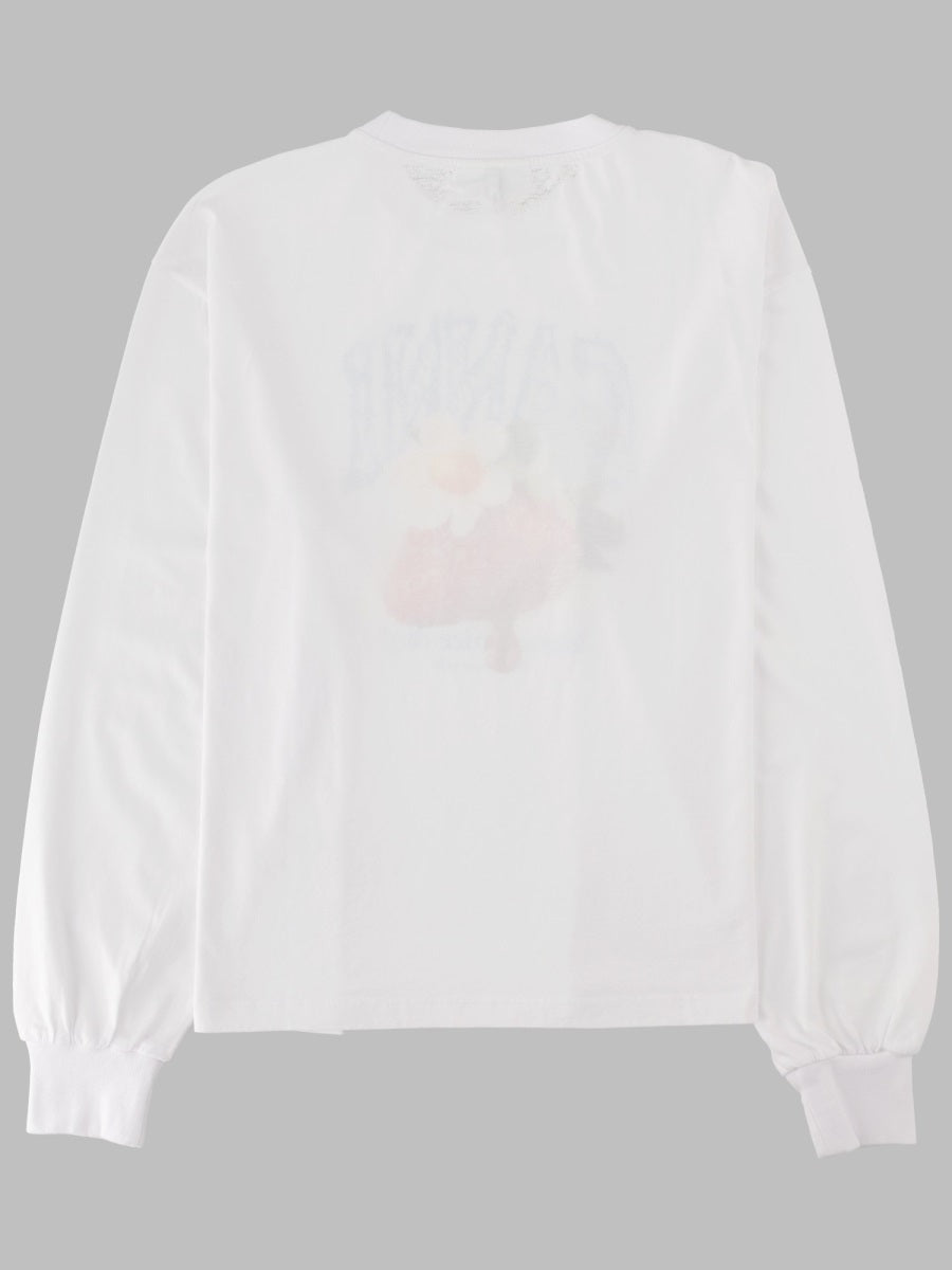 Ganni Women T-Shirt Con Stampa "Strawberry" GANNI