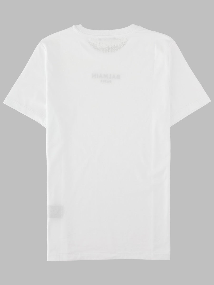 Balmain Women T-Shirt Con Logo Ricamato BALMAIN