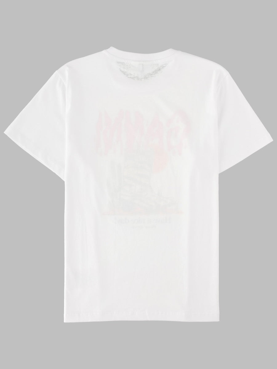 Ganni Women T-Shirt "Western Zebra Boot" GANNI