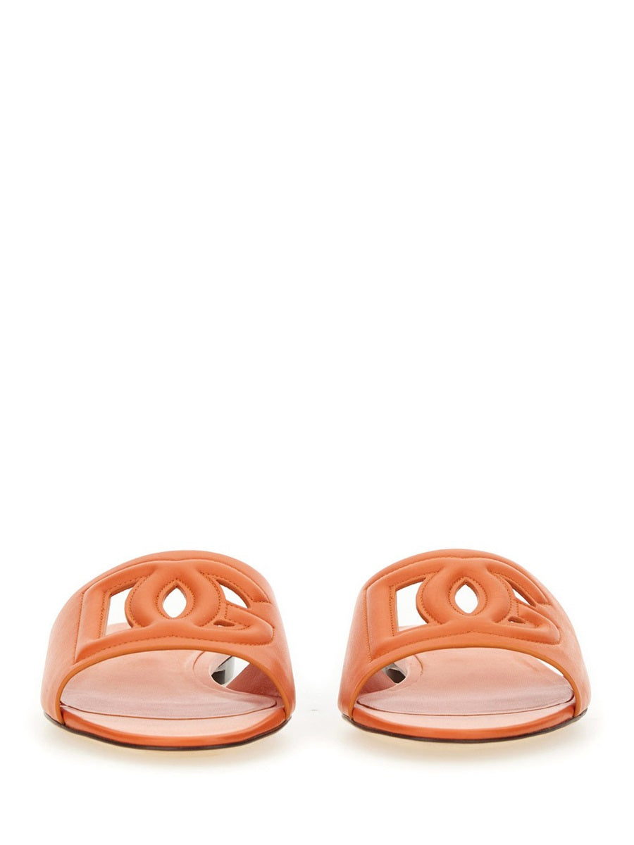 Dolce & Gabbana Women Sandalo Slide Con Logo DOLCE & GABBANA
