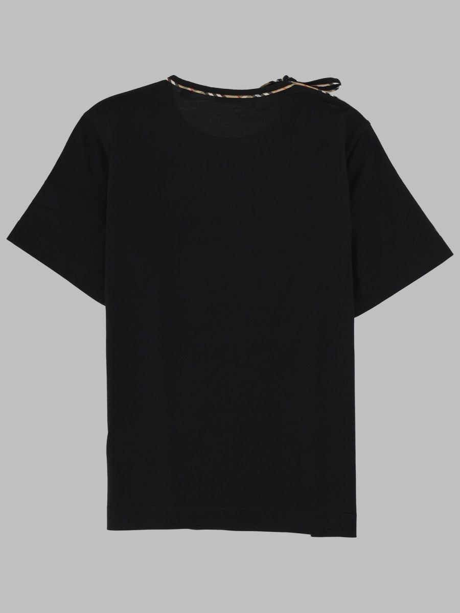 Burberry Women T-Shirt In Cotone Con Fiocco BURBERRY