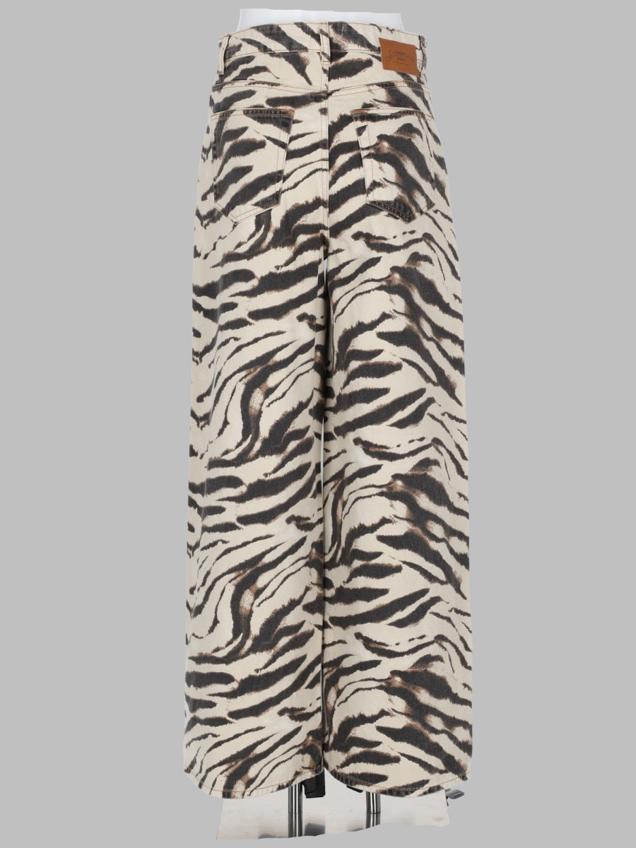 Ganni Women Jeans Con Stampa Animalier GANNI
