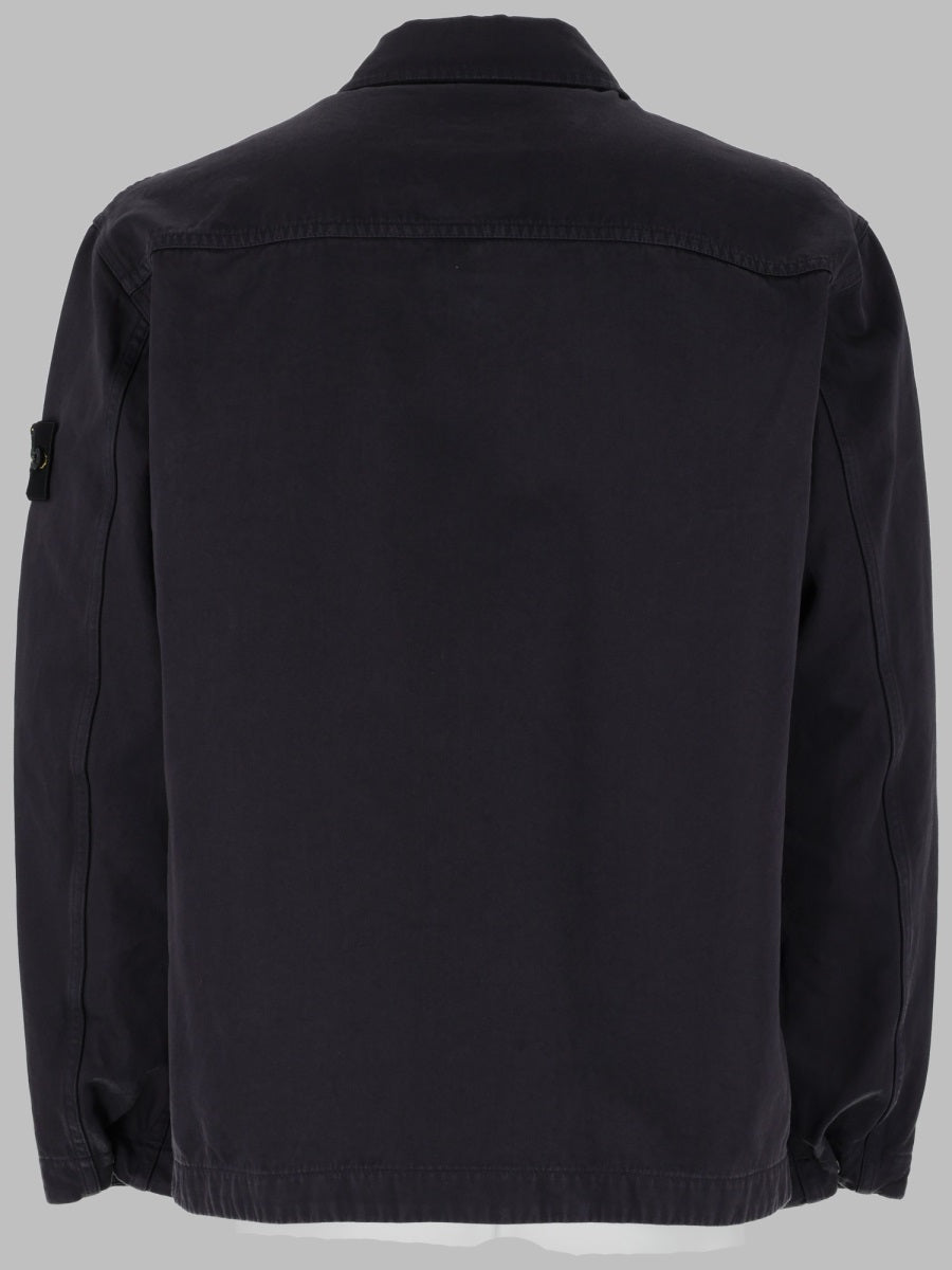 Stone Island Men Overshirt In Twill Di Cotone STONE ISLAND