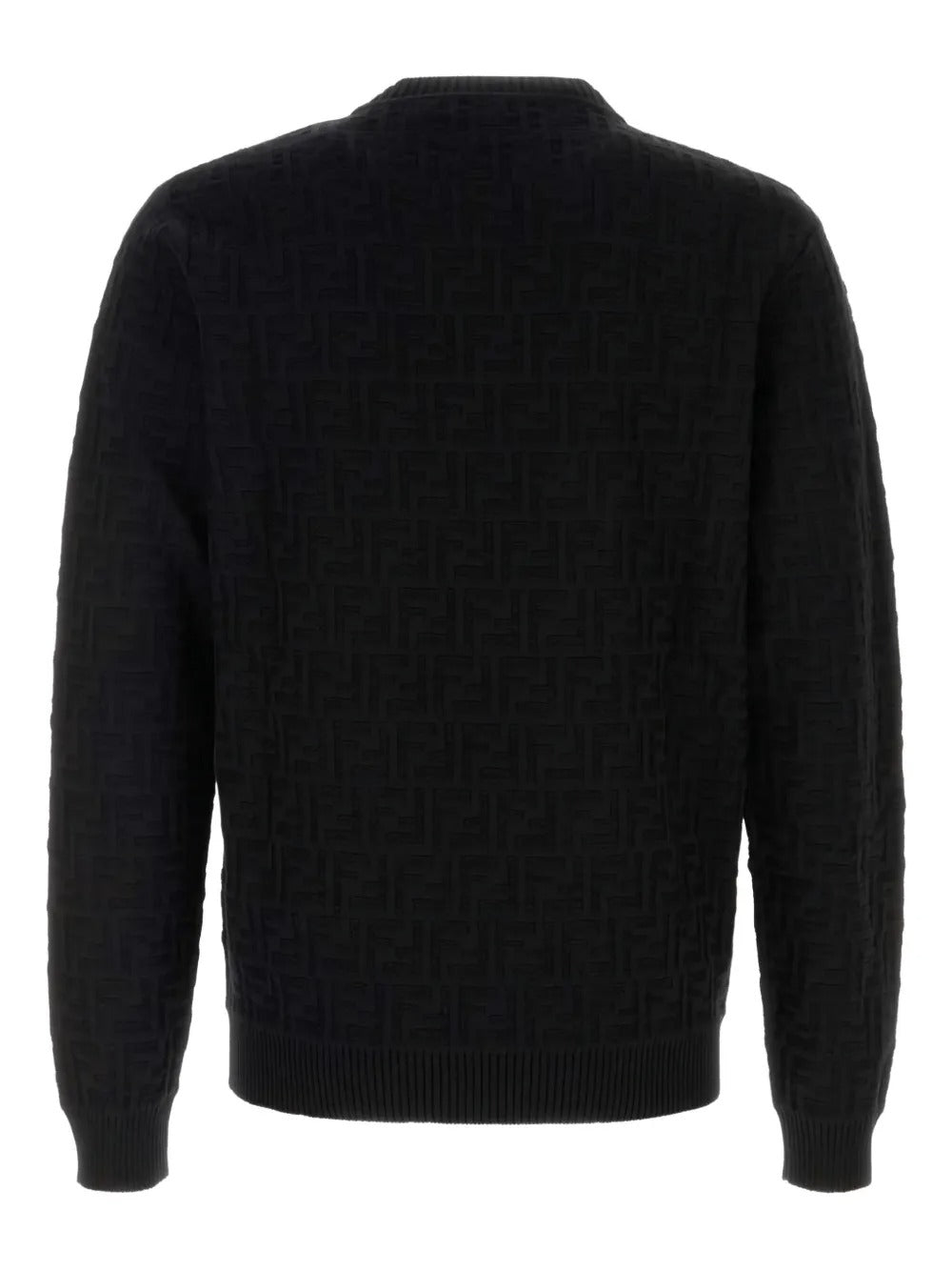 Fendi Men Ff-Pattern Cotton Sweater FENDI