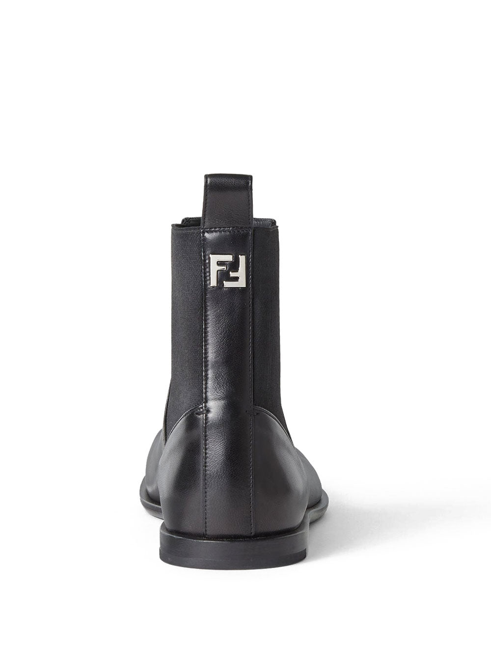 Fendi Men Ff Squared Chelsea Boots In Nappa Leather FENDI
