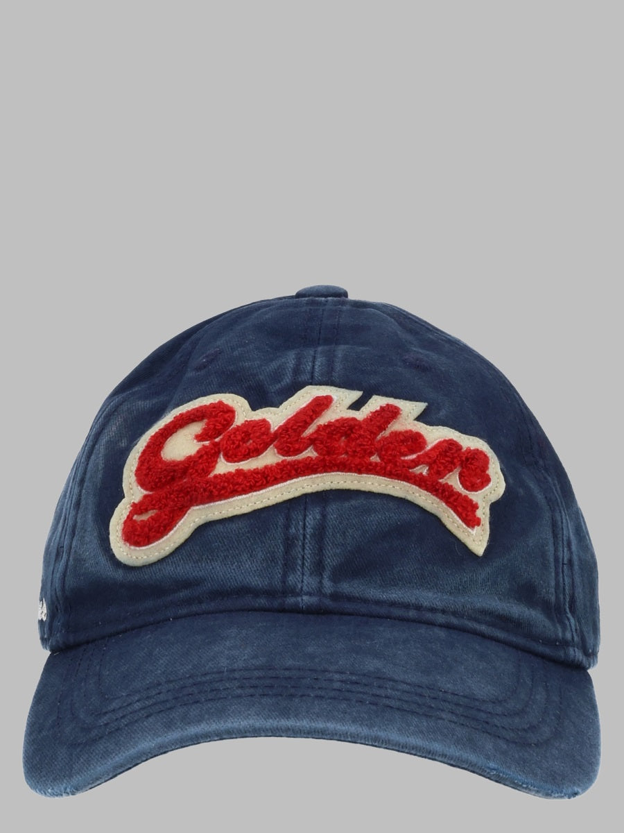 Golden Goose Men Cappello Da Baseball Con Patch Logo GOLDEN GOOSE