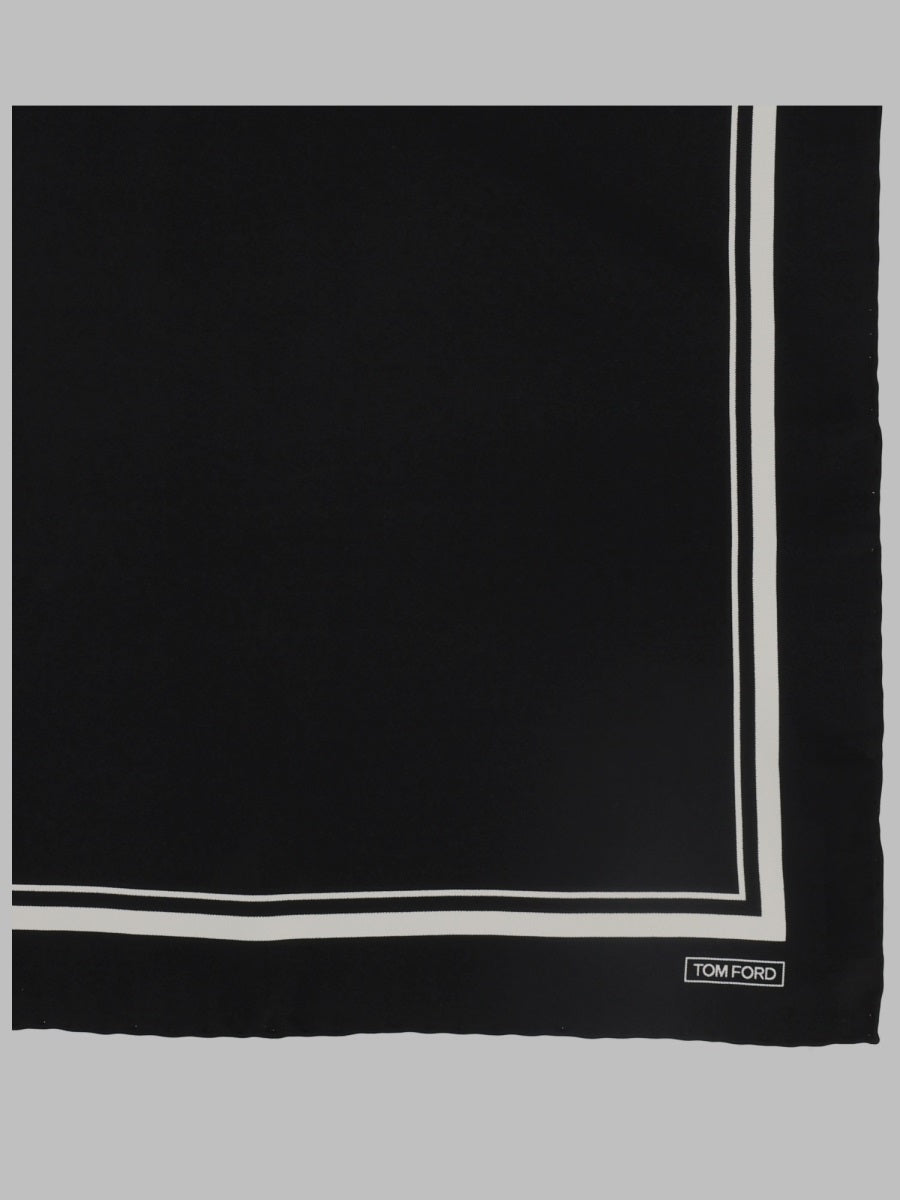 Tom Ford Men Fazzoletto Da Taschino Con Bordo Tono Su Tono TOM FORD