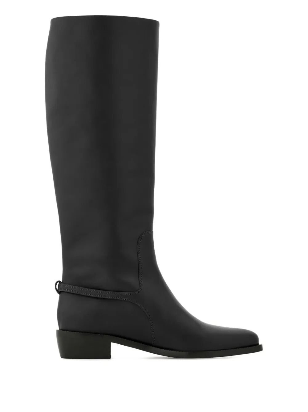Ferragamo Women F Buckle Therma Knee Riding Boots FERRAGAMO