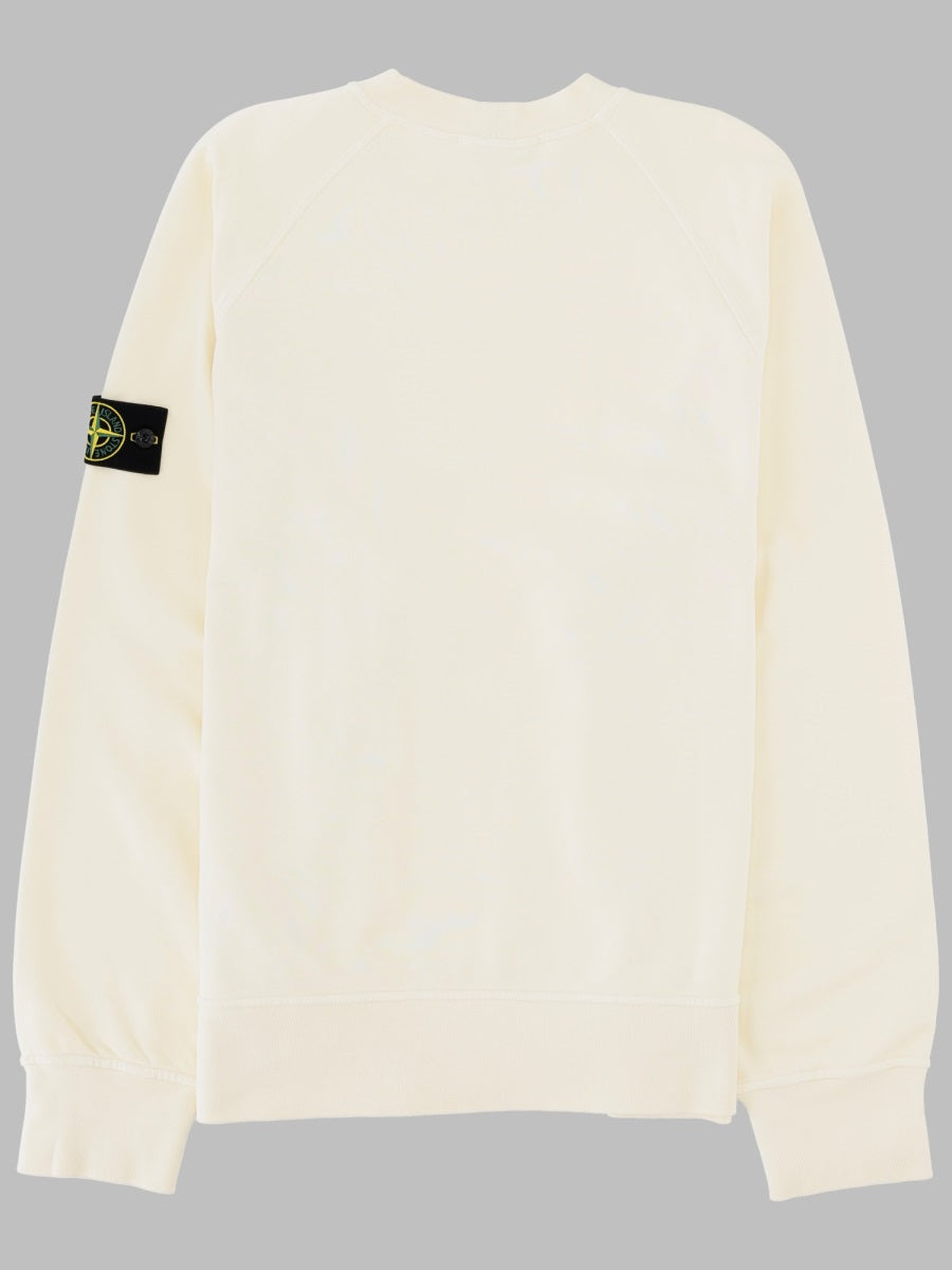 Stone Island Men Felpa Con Patch Logo STONE ISLAND
