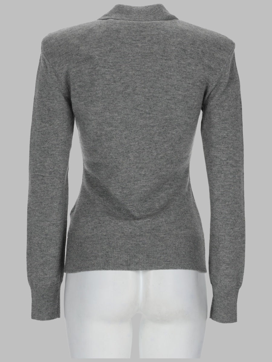 Rotate Women Polo In Lana Merino E Cashmere ROTATE