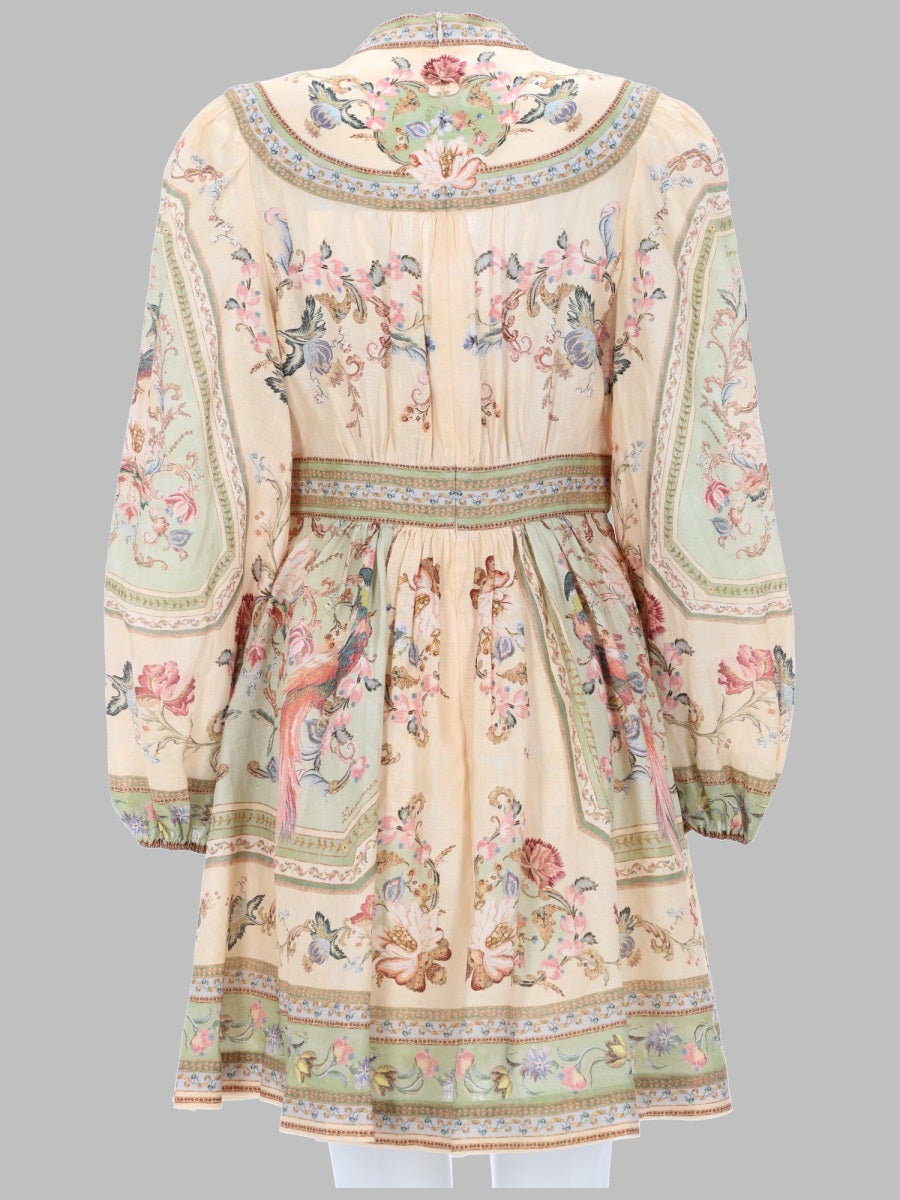 Zimmermann Women Mini Abito Scollato "Roselight" ZIMMERMANN