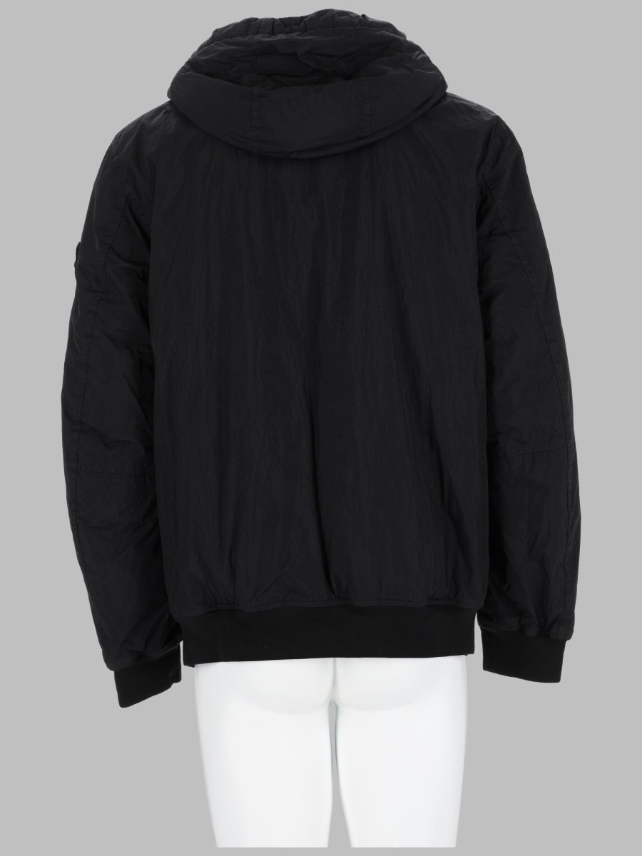 Stone Island Men Giacca Bomber Con Patch Logo E Cappuccio STONE ISLAND