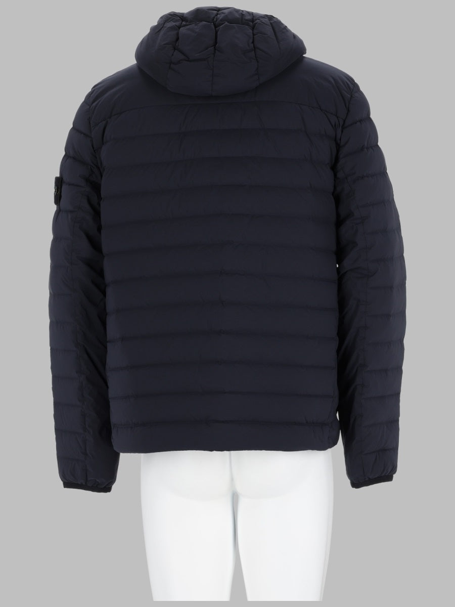 Stone Island Men Piumino Con Cappuccio Con Finitura Antigoccia STONE ISLAND