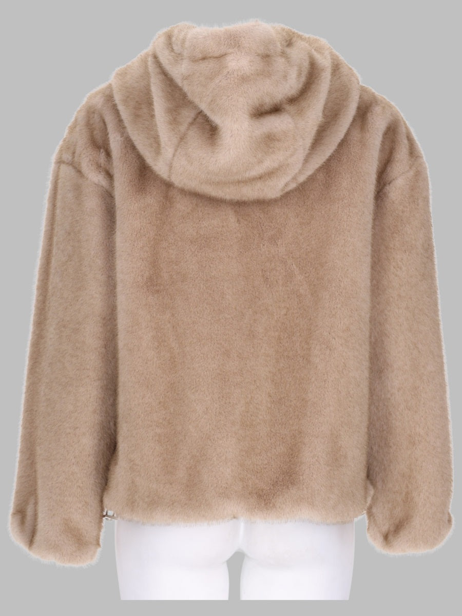 Herno Women Giacca Bomber In Eco-Pelliccia HERNO