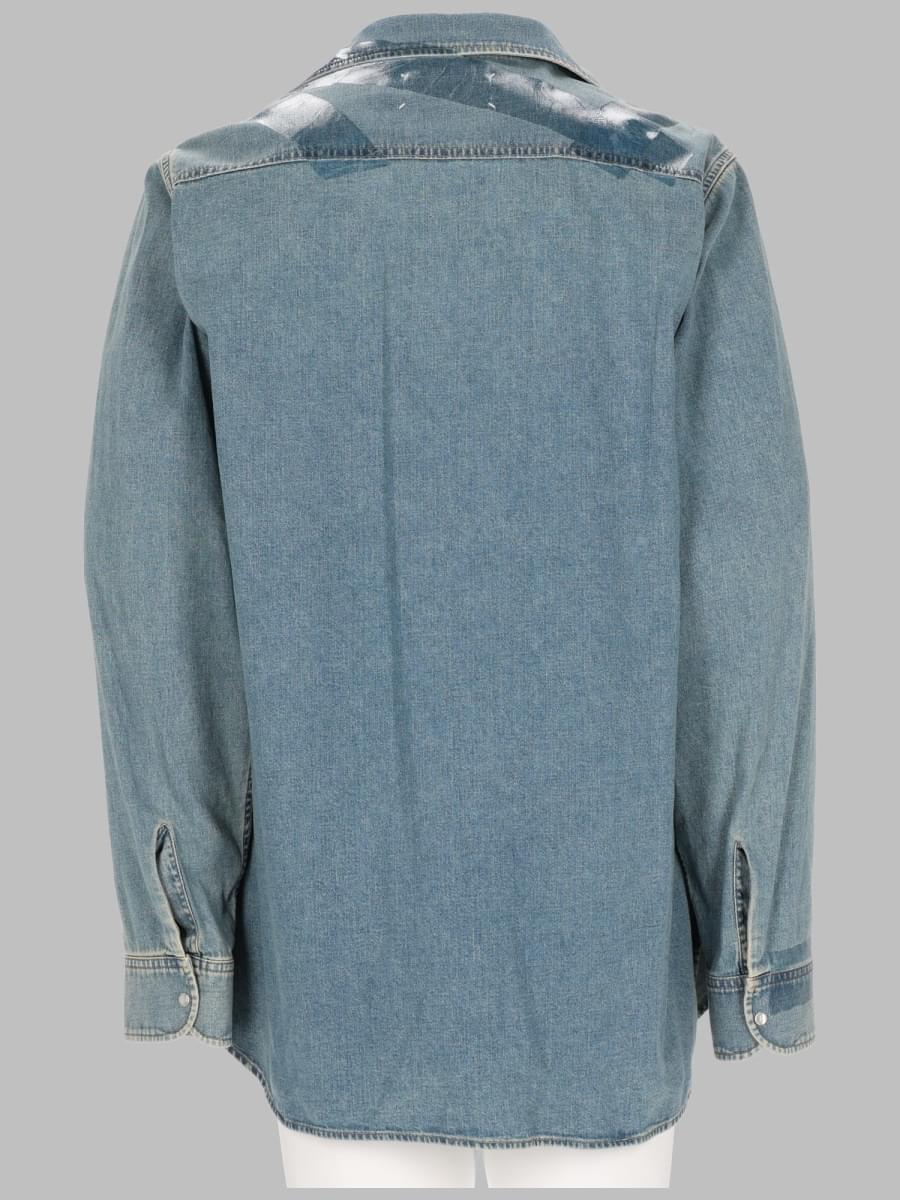 Maison Margiela Men Camicia In Denim Taped MAISON MARGIELA