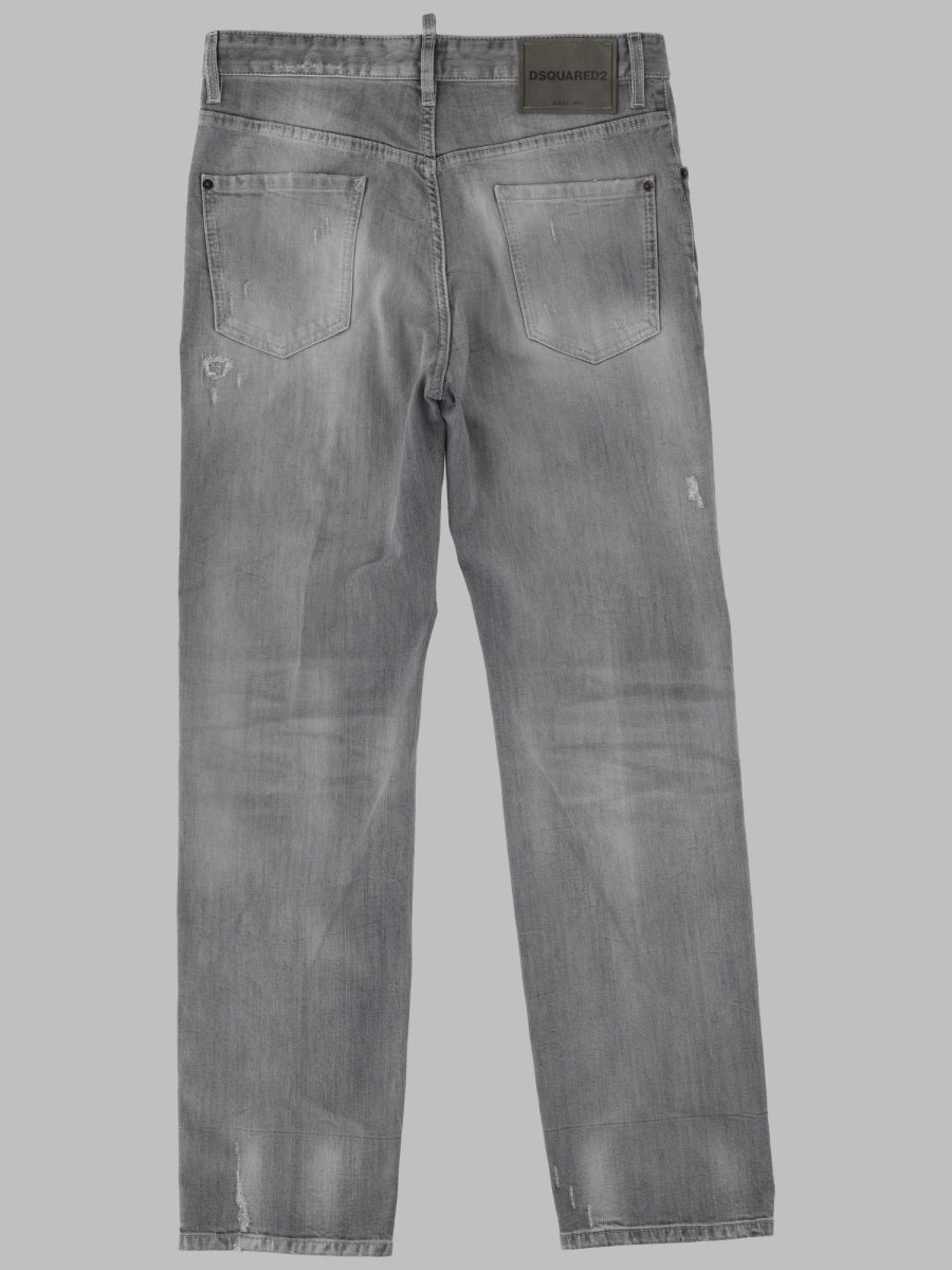 Dsquared2 Men Jeans Con Patch Logo DSQUARED2