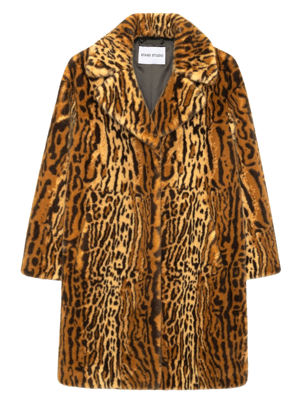 Camille Faux Fur Cocoon Coat Women STAND STUDIO