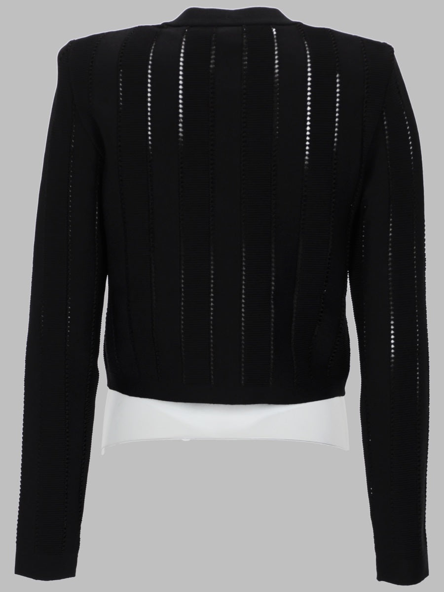 Balmain Women Cardigan Corto In Maglia BALMAIN