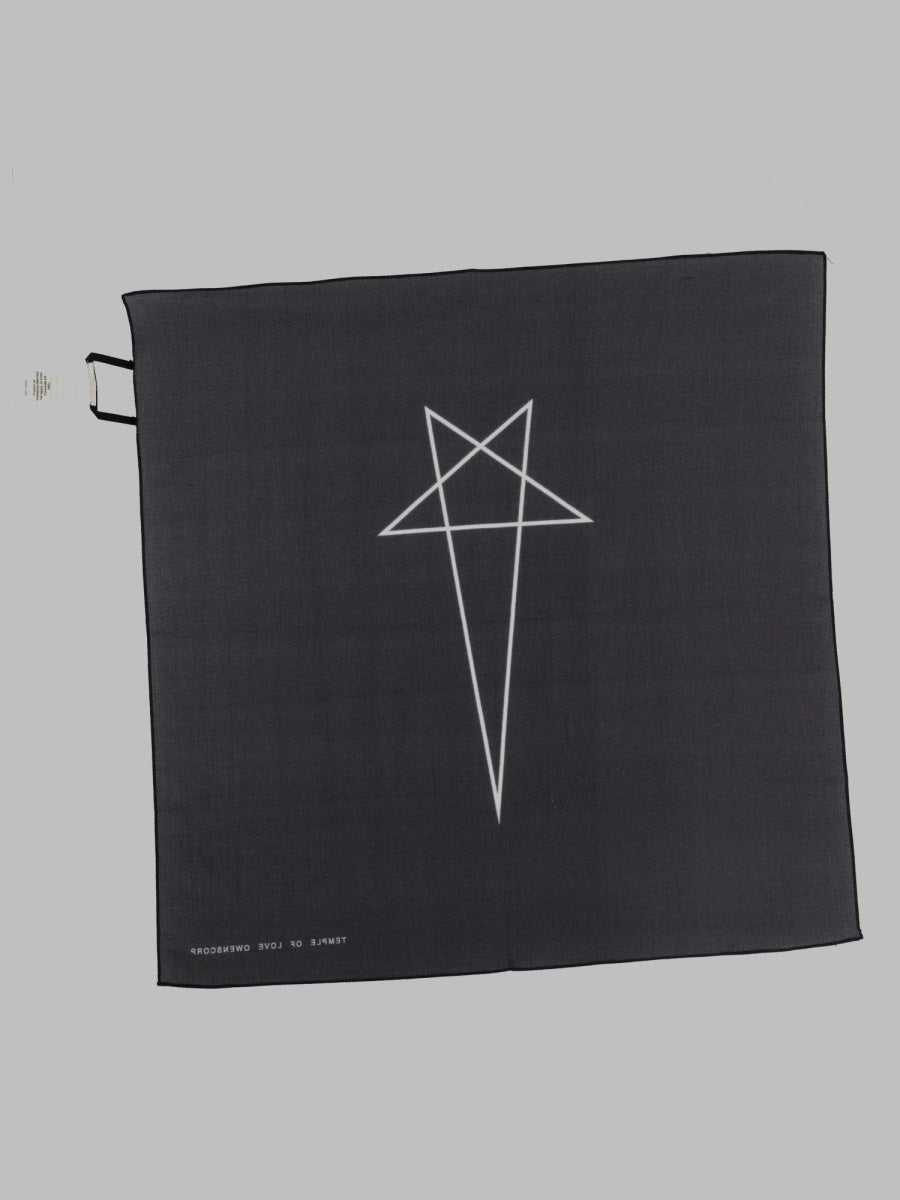 Rick Owens Drkshdw Men Bandana Con Stampa RICK OWENS