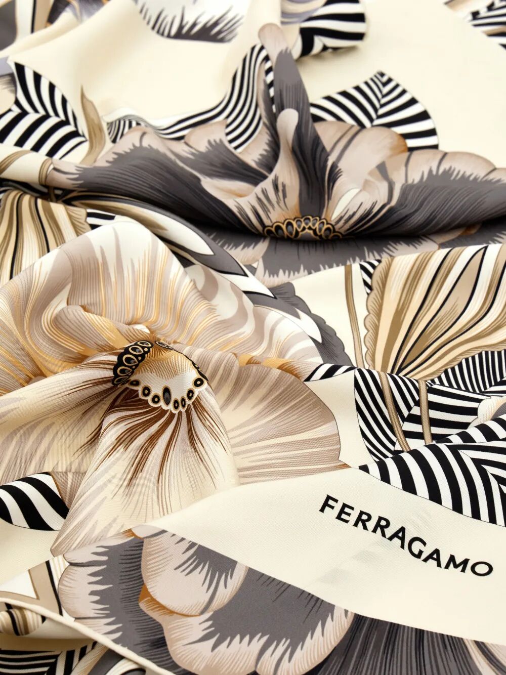 Ferragamo Women Brezza Print Silk Scarf FERRAGAMO