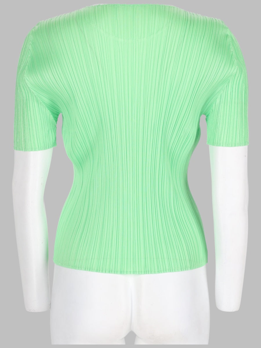 Pleats Please Issey Miyake Women Top "New Colorful Basic 4" PLEATS PLEASE ISSEY MIYAKE