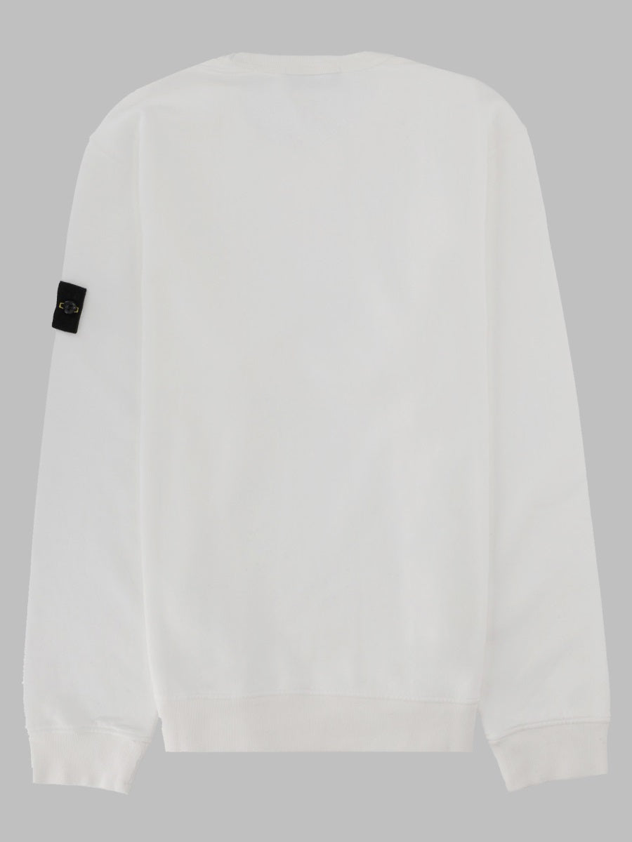 Stone Island Men Felpa Con Patch Logo STONE ISLAND