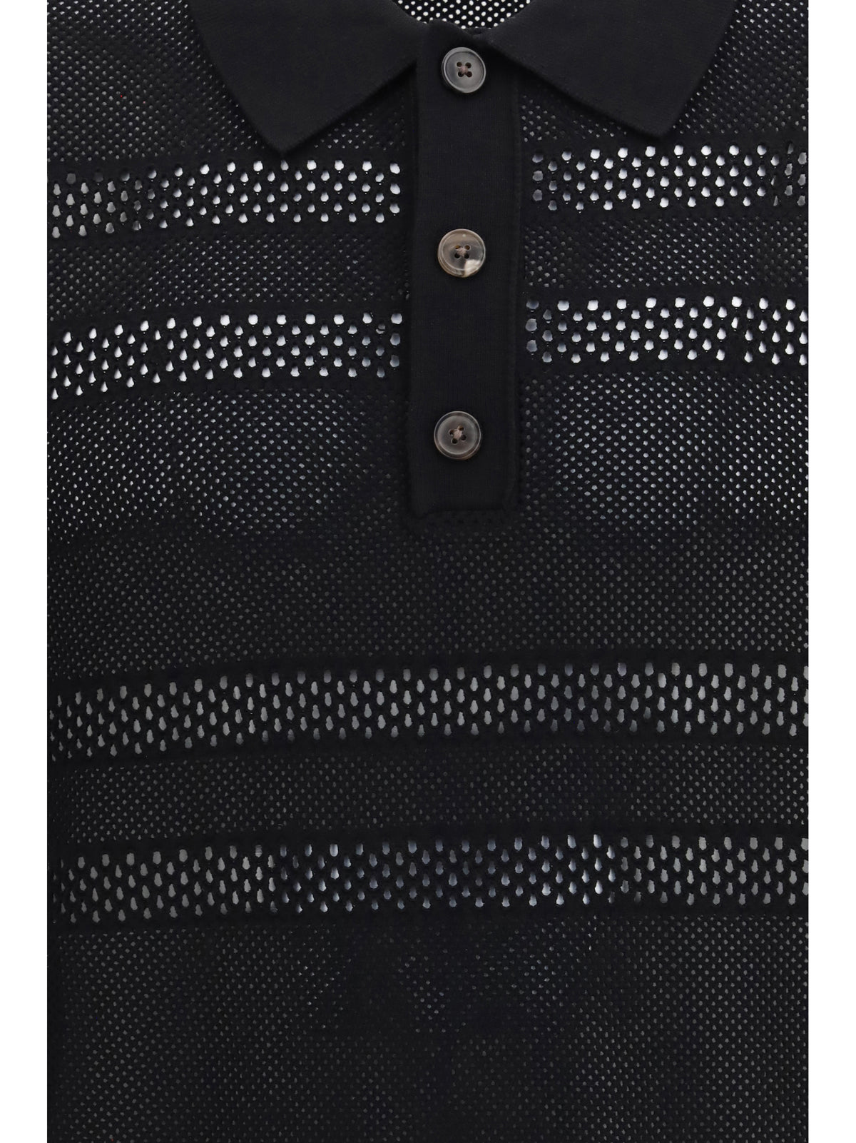 Dries Van Noten Men Mesh Polo Shirt DRIES VAN NOTEN