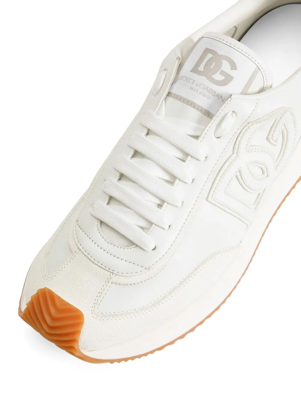 Dolce & Gabbana Men Dg Cushion Leather Sneakers DOLCE & GABBANA