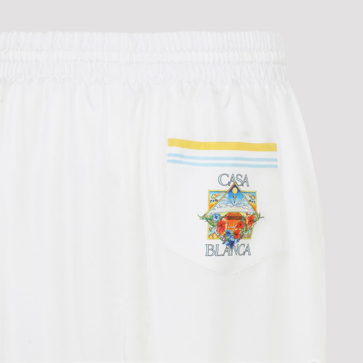 Casablanca Flower Court Icon Shorts Men CASABLANCA