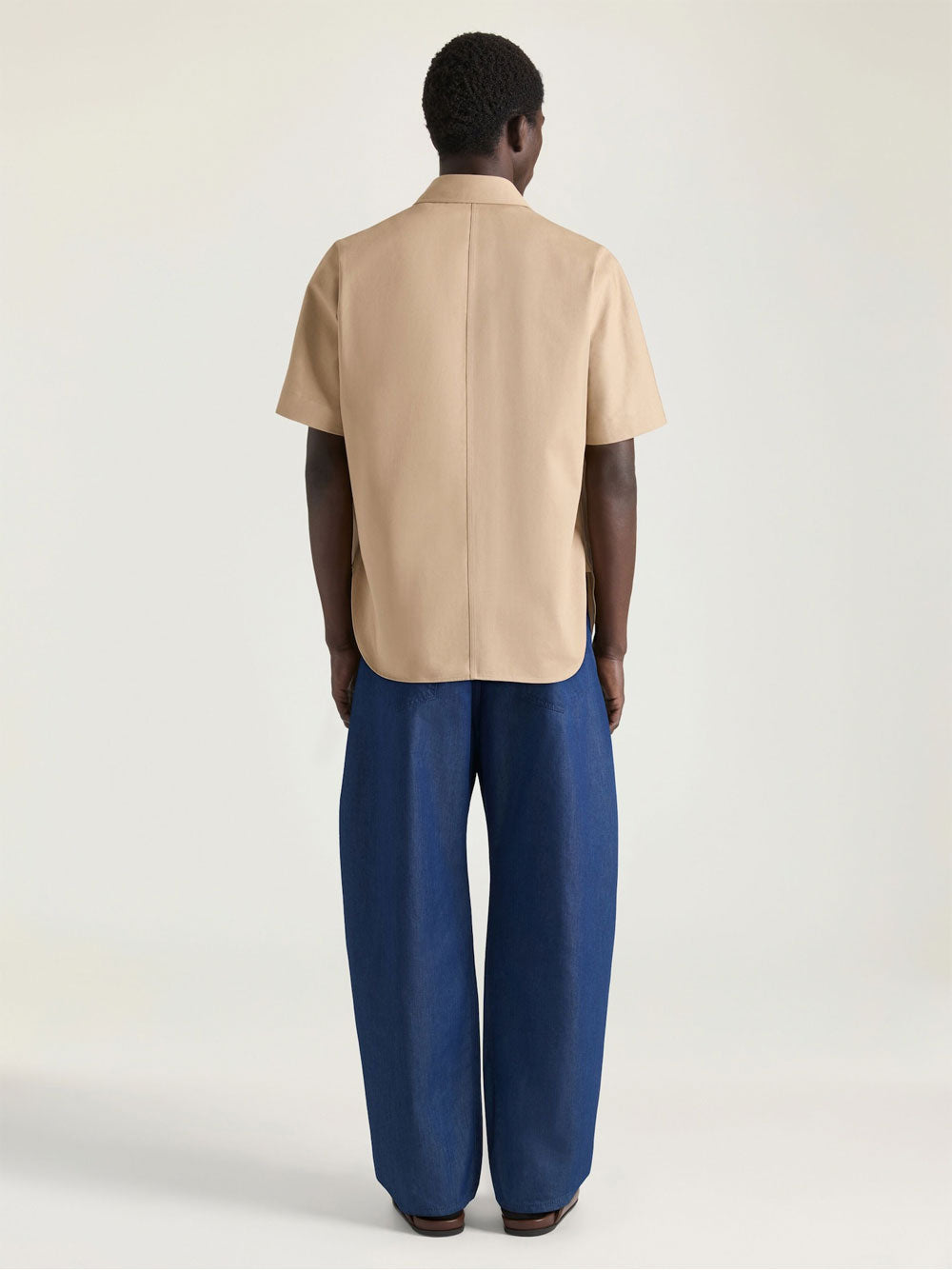 Givenchy Men Couture Seam Cotton Shirt With Givenchy Paris Patch GIVENCHY