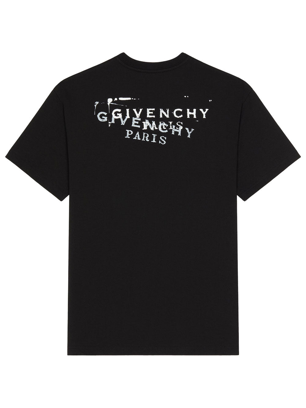 Givenchy Men Givenchy Stamp Print Cotton T-Shirt GIVENCHY