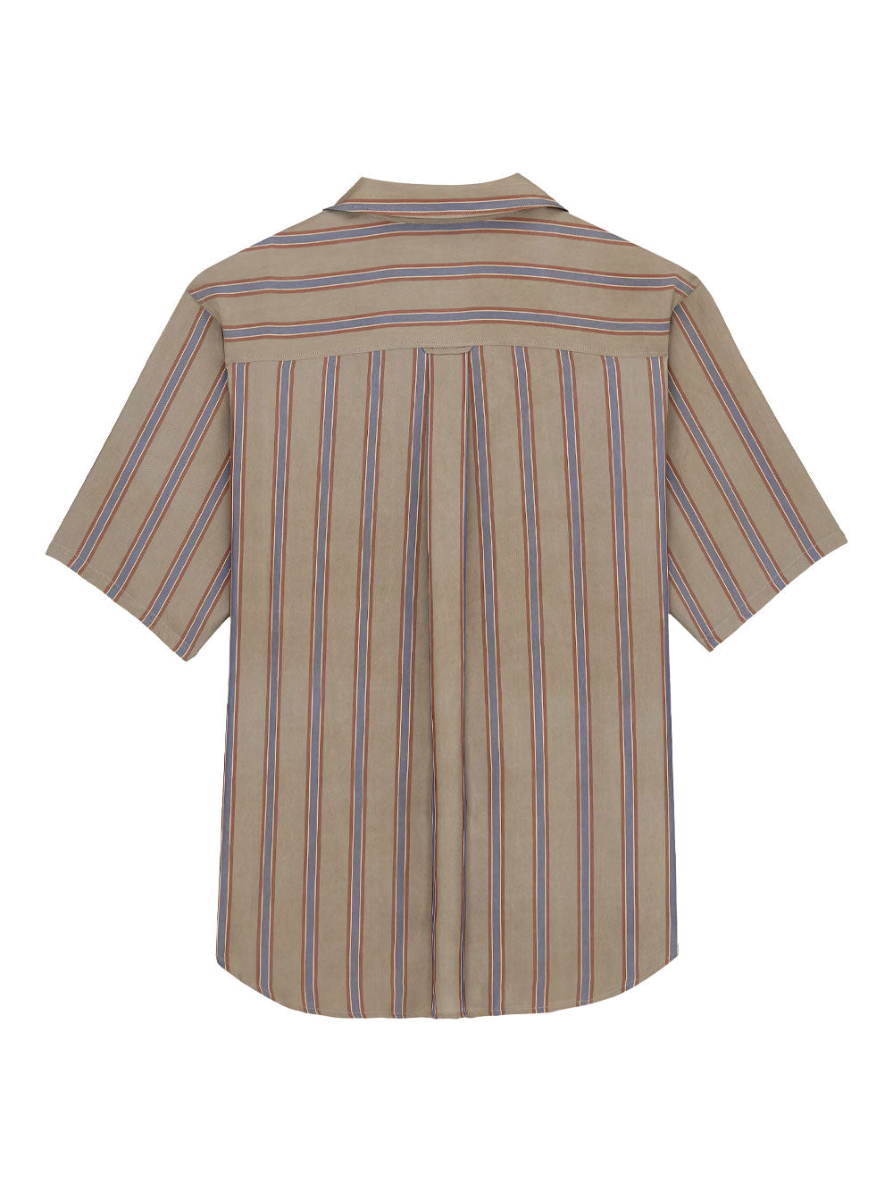 Saint Laurent Men Cassandre Shirt In Striped Cotton Twill SAINT LAURENT