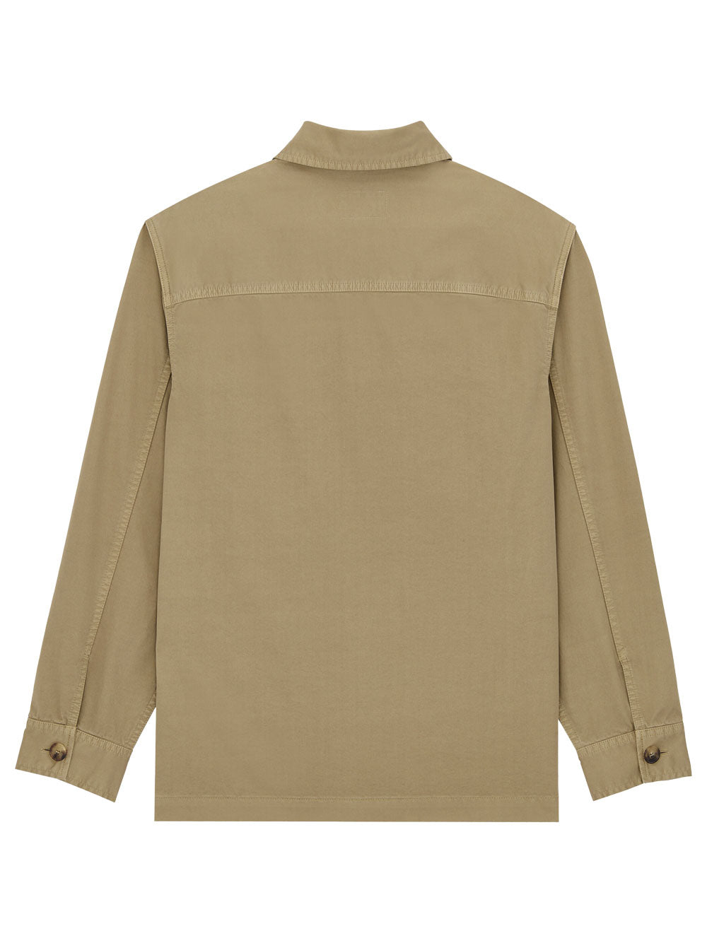 Saint Laurent Men Cotton Linen Gabardine Cassandre Overshirt SAINT LAURENT