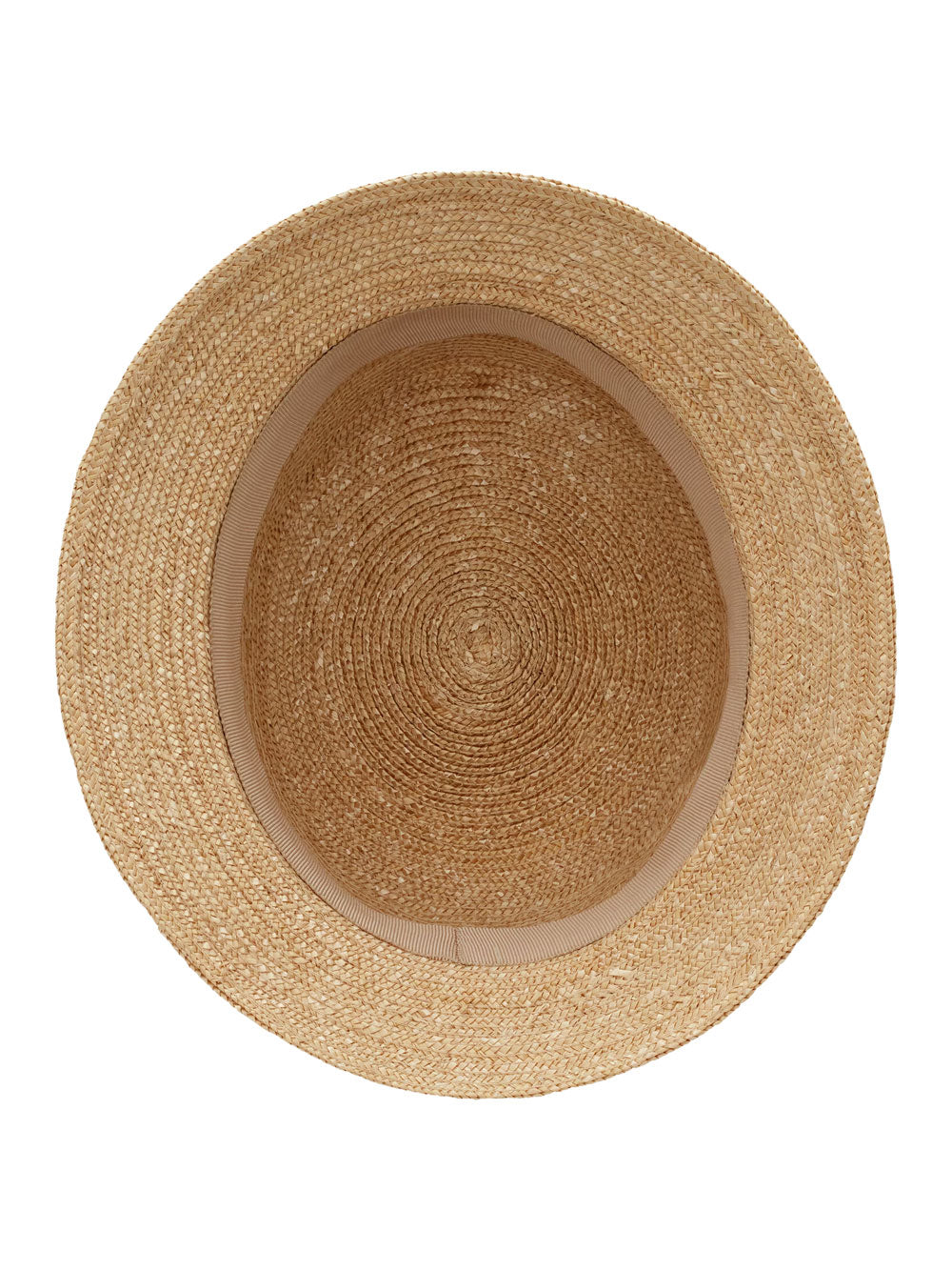 Saint Laurent Men Maglina Straw Bucket Hat With Cassandre Pin SAINT LAURENT