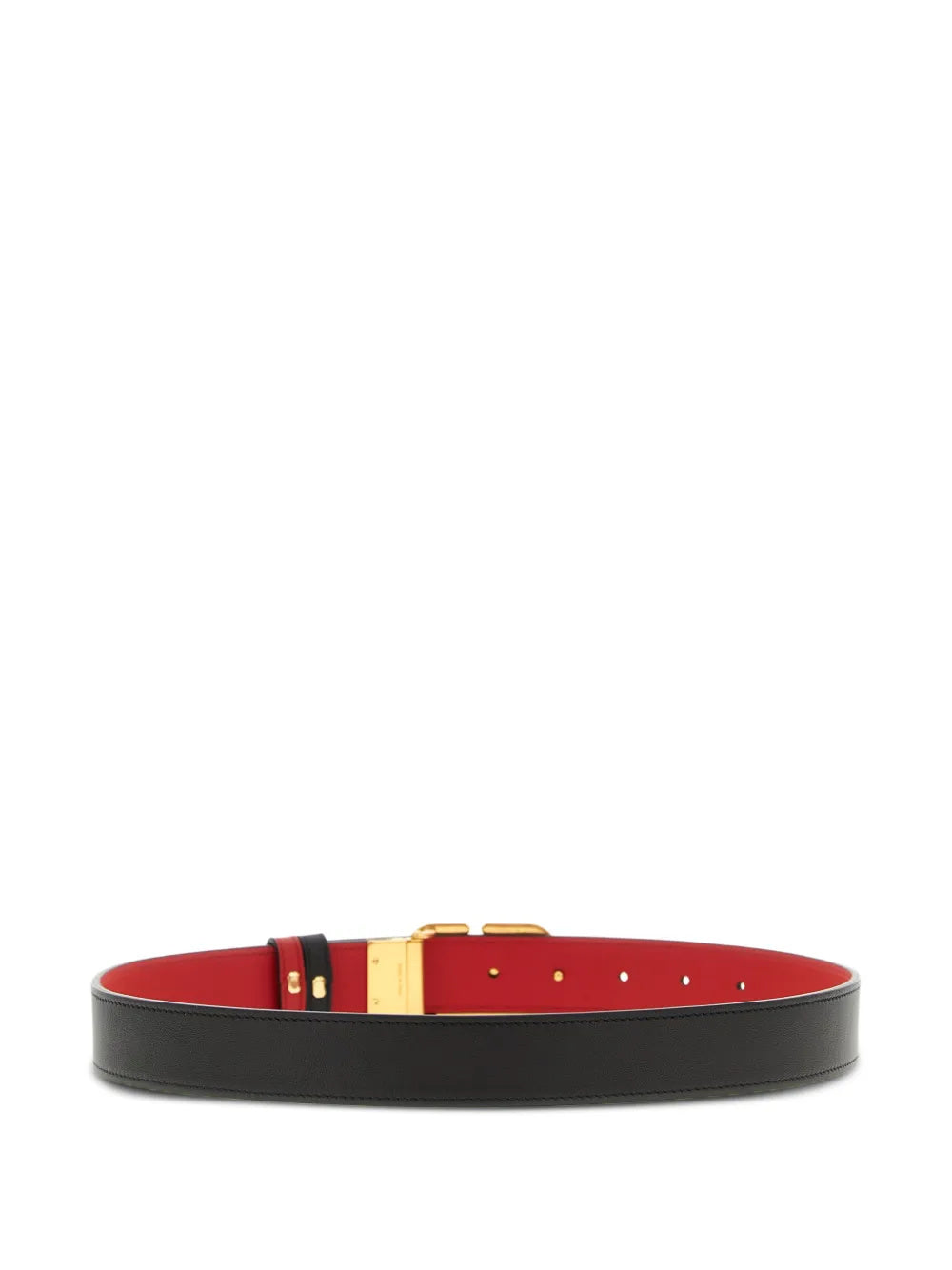 Valentino Garavani Women Vlogo Signature 30 Reversible Shiny Leather Belt VALENTINO GARAVANI